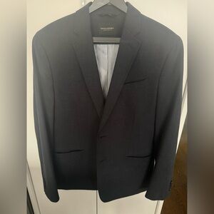 Banana Republic Men's Dark Blazer blue texture